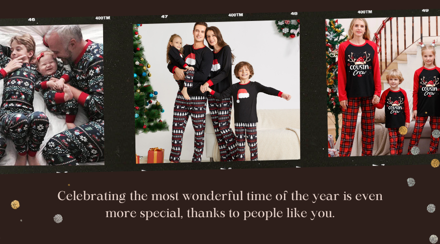 Matching Pajamas for the Cousin Crew: Perfect for Christmas Photos!